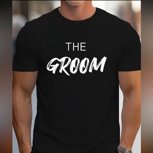 The Groom Black Tee